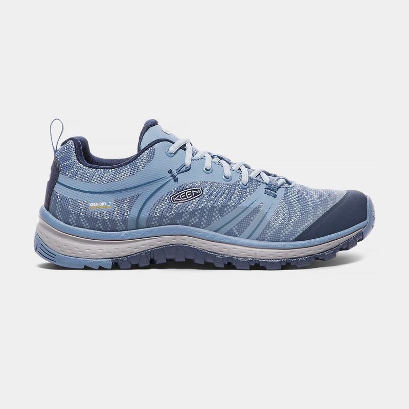 Keen Terradora Waterproof Womens Hiking Shoes Blue/Navy Online (1903-UPWOV)